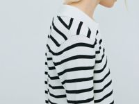 Джемпер-поло с коротким рукавом, Белый