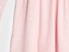 Трикотажное платье c принтом для девочек, Розовый