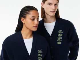 Кардиган Lacoste на пуговицах унисекс