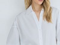 Рубашка с рукавом 3/4, Белый
