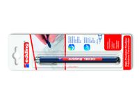 Фломастер профессиональный Edding "1800" 0,5 мм с круглым наконечником в блистере, черный