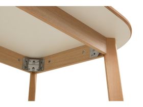 Кухонный стол Овалис 120x80 Коричневый/Натуральный
