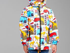 Куртка текстильная с полиуретановым покрытием для мальчиков (ветровка)