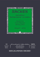 Альбом-склейка для акварели Arches "CP Watercolour" 42х29,7 см 12 л 300 г, 100% хлопок, мелкозернист