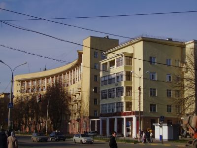 Комплекс соцгородка и "радиусный" дом