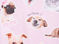 Футболка c AR-принтом для девочек, Розовый