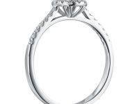 Кольцо из белого золота э0912кц05220008_pink