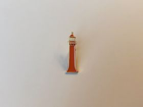Значок эмалированный "Передний Кронштадтский маяк"