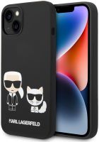 Клип-кейс Karl Lagerfeld & Choupette для Apple iPhone 14 Plus Чёрный