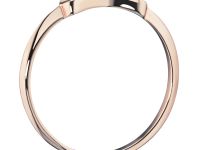 Классическое кольцо из красного золота с бриллиантом э0201кц04200851