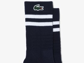 Мужские дышащие хлопковые спортивные носки Lacoste