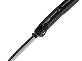 Складной нож Obertech ns-01 thumb stud, сталь VG-10, рукоять G10, черный