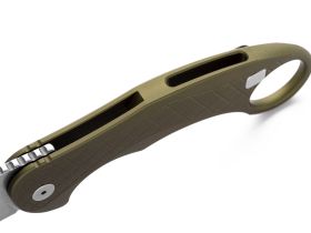 Складной нож LionSteel L.E.One, сталь Magnacut, рукоять алюминий, зеленый