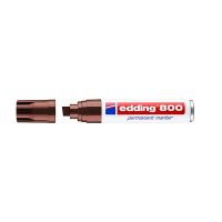 Маркер перманентный Edding "800" 4-12 мм с квадратным наконечником, коричневый