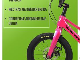 Детский велосипед Falcon Bike Mild 14, год 2024, цвет Розовый