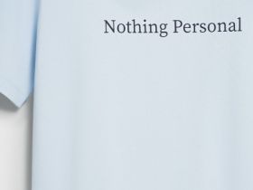 Футболка с принтом, Голубой