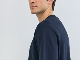 Футболка из плотного хлопка, Синий