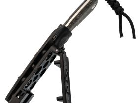Туристический нож Kizer Buddy, сталь 14C28N, рукоять микарта