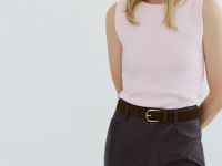 Базовая майка из трикотажа, Розовый