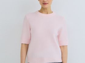 Джемпер с коротким рукавом, Розовый