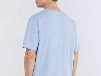 Футболка с принтом, Голубой