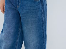 Джинсы Paperbag для девочек, Синий