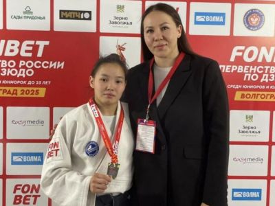 Сайыына Петрова стала призёром первенства России по дзюдо