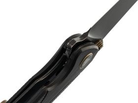 Складной нож Trivisa Lynx-03B, сталь S35VN, рукоять G10, черный