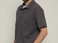 Поло из хлопка свободного силуэта