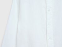 Рубашка изо льна, Белый