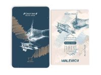 Набор чернографитных карандашей Малевичъ GrafArt, 12 шт, металлическая коробка