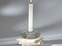 Подсвечник Orlando, серый