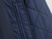 Утепленная стеганая куртка-бомбер