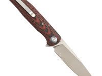 Складной нож Bestech Knives ASCOT, D2, Черно-красный карбон