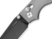 Складной нож Kizer Original 2 Sheepsfoot, сталь S45VN, рукоять титан, серый