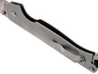 Нож складной Cold Steel Pocket Bushman, сталь 4116, рукоять нержавеющая сталь, серебристый