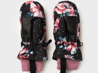 Варежки текстильные для девочек