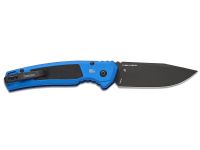Автоматический нож Kershaw Launch 21, сталь CPM M4, рукоять алюминий/G10, синий/черный