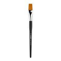 Кисть синтетика мягкая №20 плоская Sketchmarker "342" ручка короткая