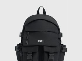 Рюкзак из канваса для мальчиков, Черный