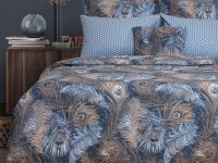 Постельное белье Pavone, синее