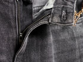 Широкие джинсы Wide leg с ремнём, Серый