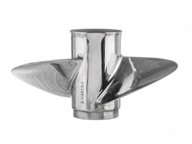 Винт Mikatsu 9,9 HP оригинальный Нержавеющая сталь, 9 1/4 x 11