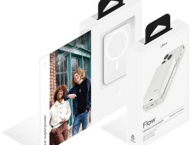 Внешний аккумулятор uBear Flow MagSafe, 10000mAh белый