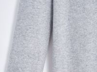 Вязаное платье свободного кроя с воротником-стойкой