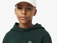 Детская флисовая толстовка Lacoste с капюшоном