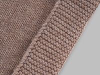 Вязаный капор с добавлением шерсти