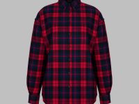 Рубашка оверсайз из хлопковой фланели