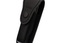 Автоматический многопредметный нож Mikov Predator, сталь 420, рукоять палисандр, черный кожаный чехол