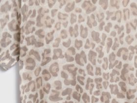 Джемпер с коротким рукавом, Бежевый